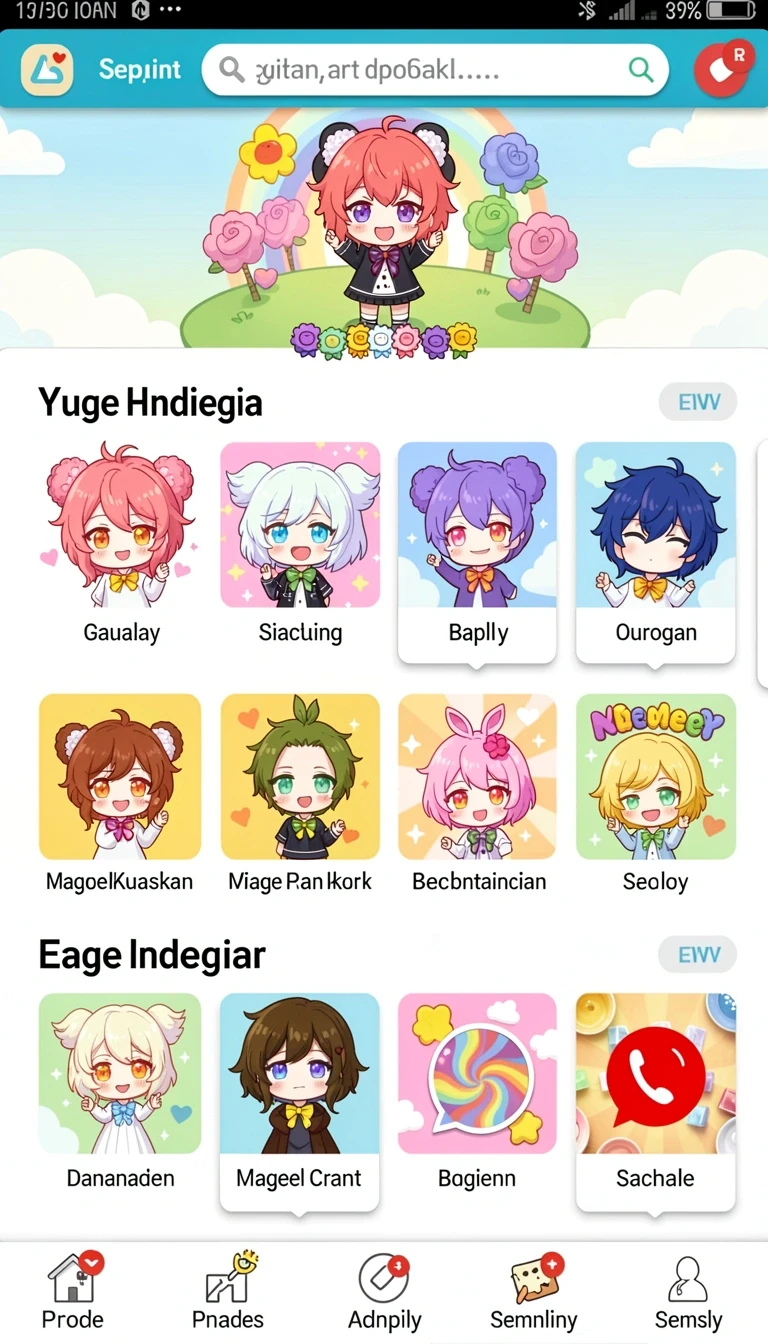 Galeri pratinjau visual stadium77 build APK resmi terbaru