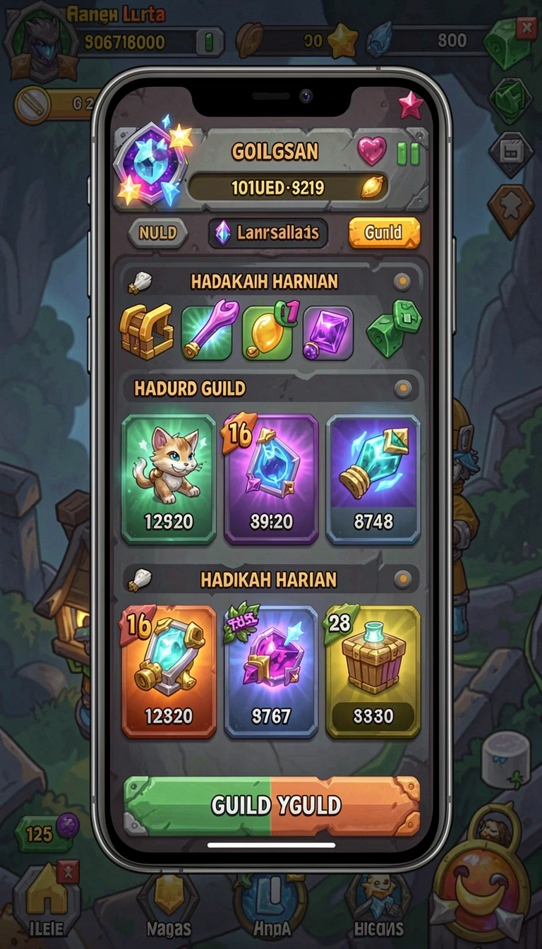 Galeri pratinjau visual stadium77 build APK resmi terbaru